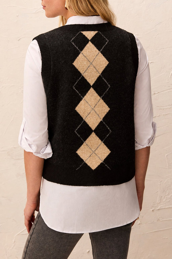 Argyle Sweater Vest from Tribal