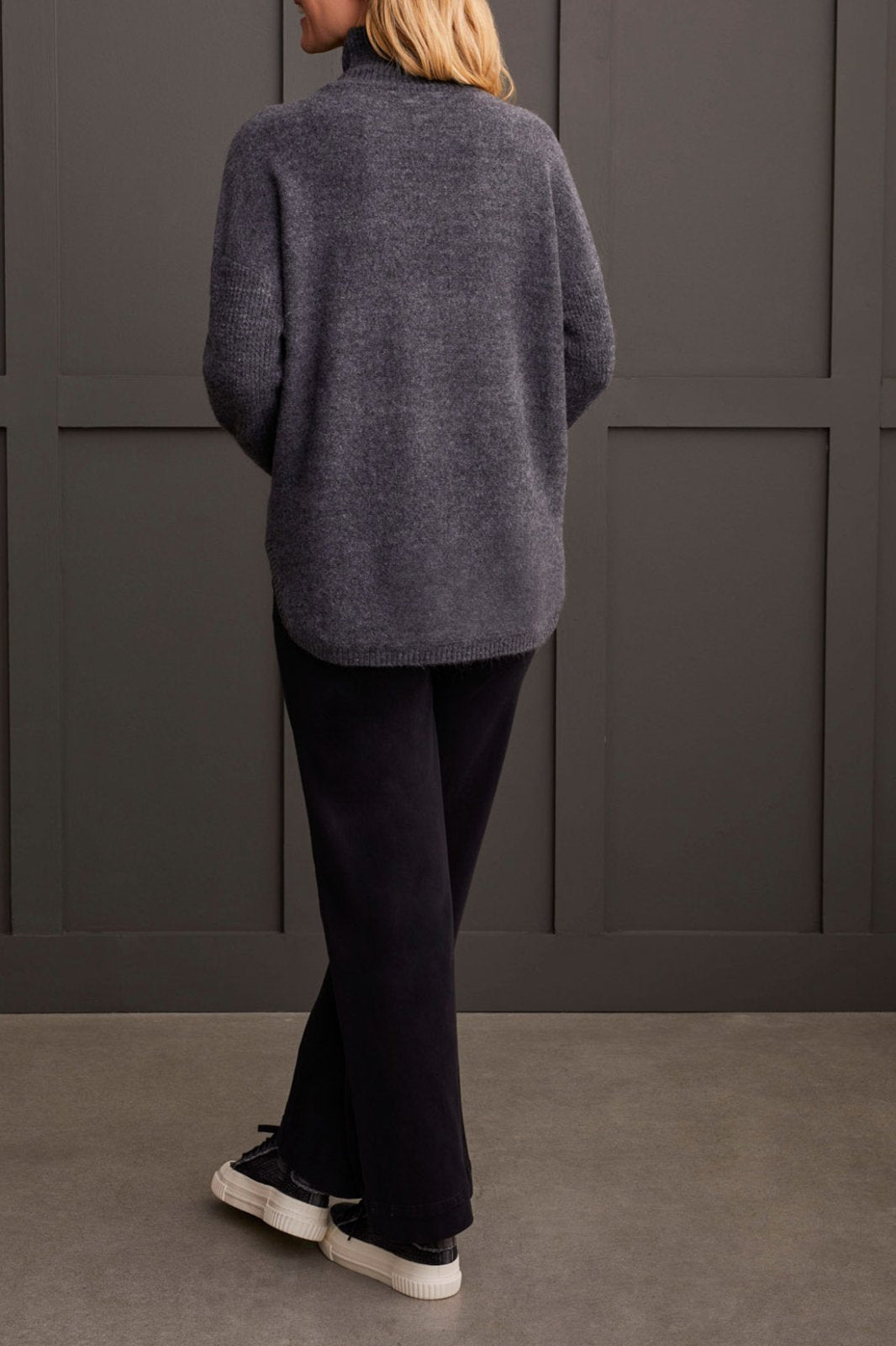 Textured Mock Neck Sweater from Tribal