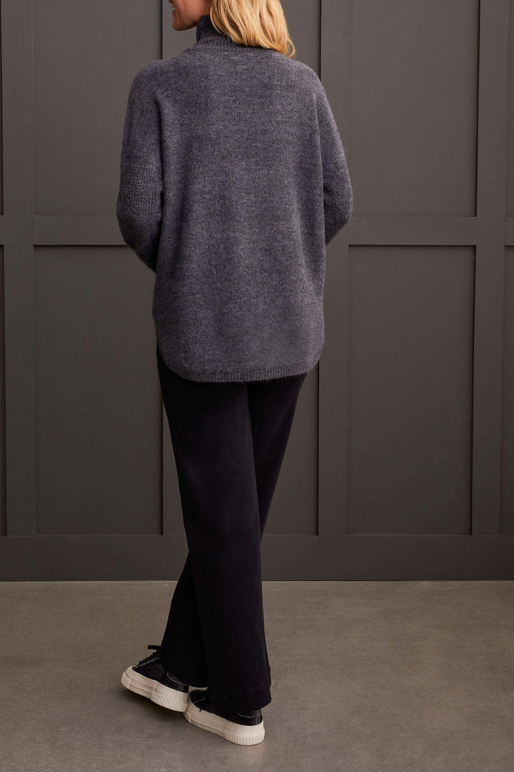 Textured Mock Neck Sweater from Tribal - High Call Outfitters