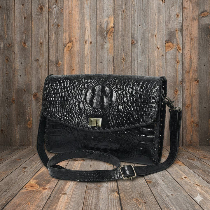 Crocodile Emboseed Crossbody from American Darling - High Call Outfitters