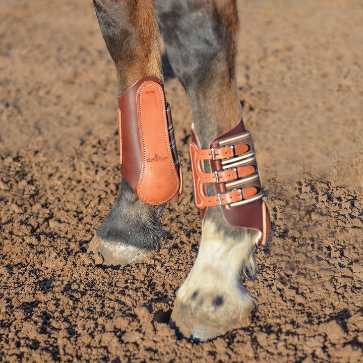 Leather Split Front Boots from Equibrand