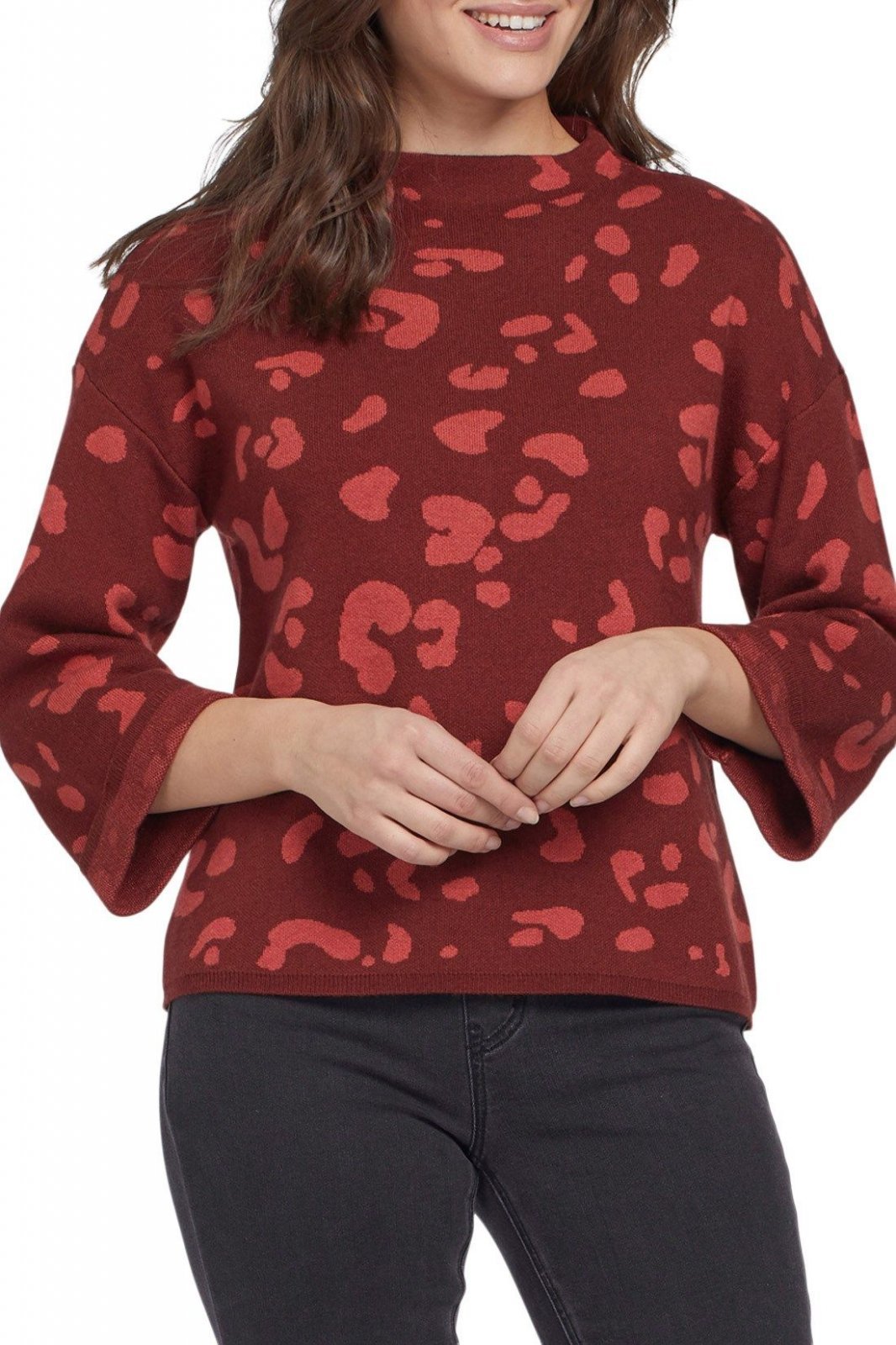 Mock Neck Sweater from Tribal - High Call Outfitters