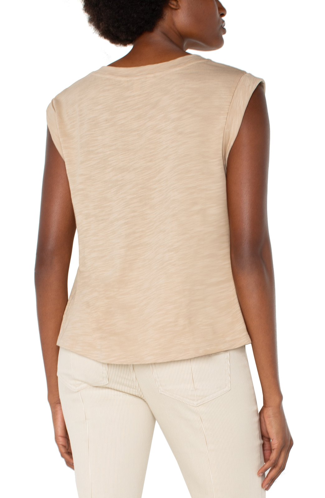 Satin Front Sleeveless Top from Liverpool