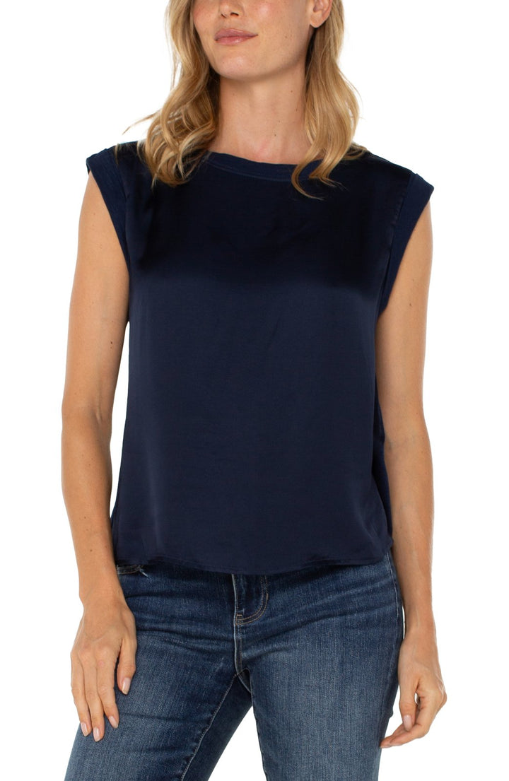 Satin Front Sleeveless Top from Liverpool