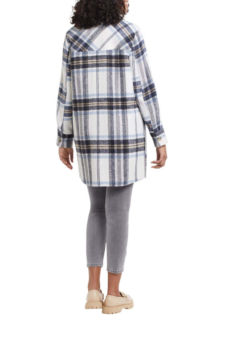 Long Plaid Shacket from Tribal - High Call Outfitters