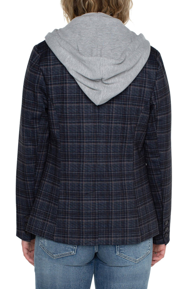 Fitted Blazer with Removable Hood from Liverpool