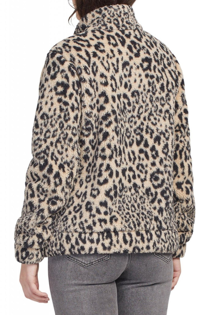 Leopard Print Fleece Jacket from Tribal