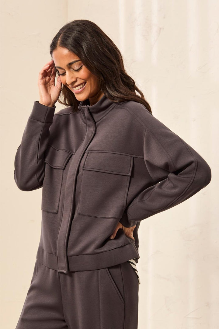 Mock Neck Jacket from Tribal