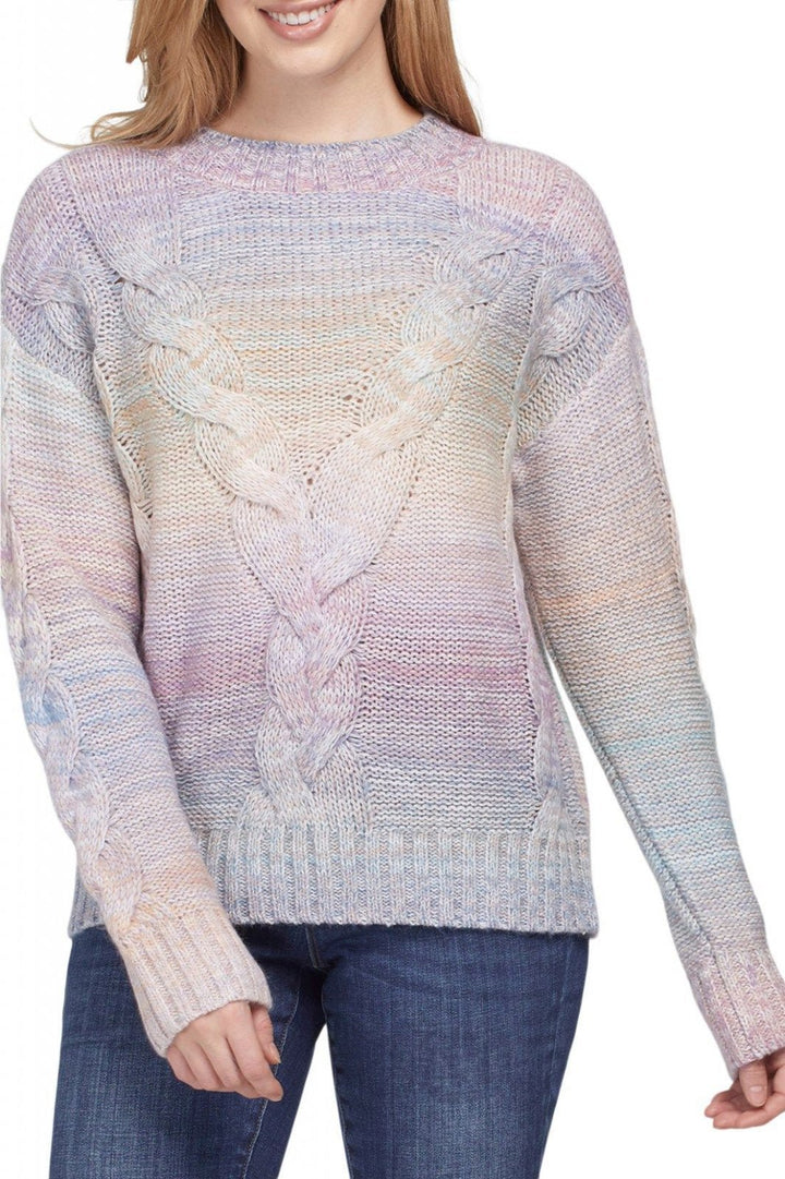 Mock Neck Cable Detailed Sweater from Tribal - High Call Outfitters
