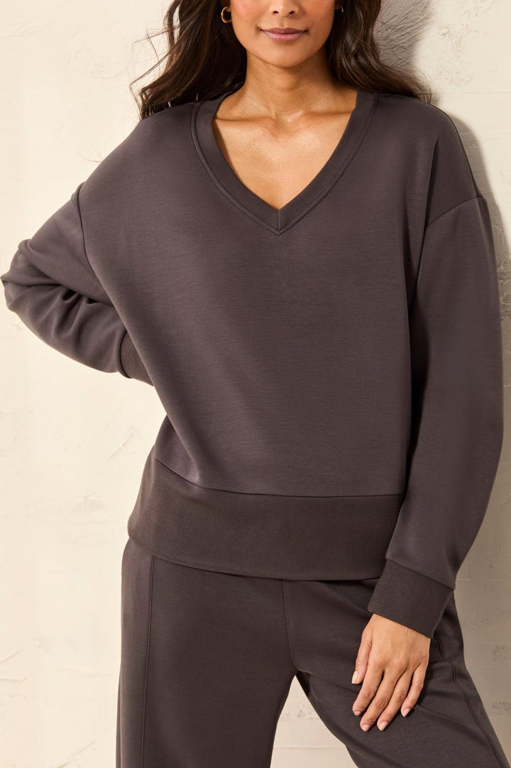 V Neck Long Sleeve Top from Tribal