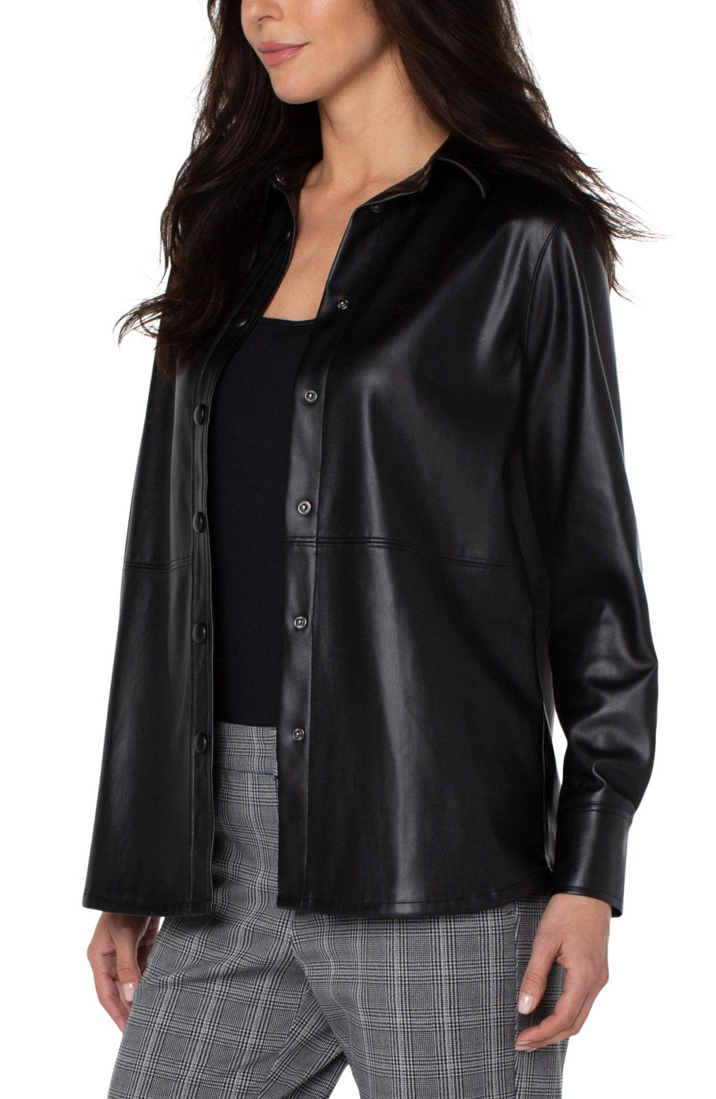 Seamed Pleather Jacket from Liverpool