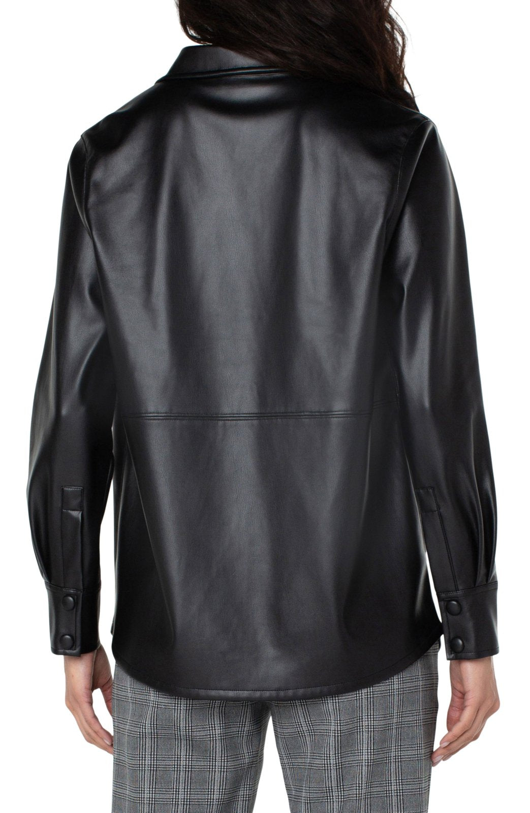 Seamed Pleather Jacket from Liverpool