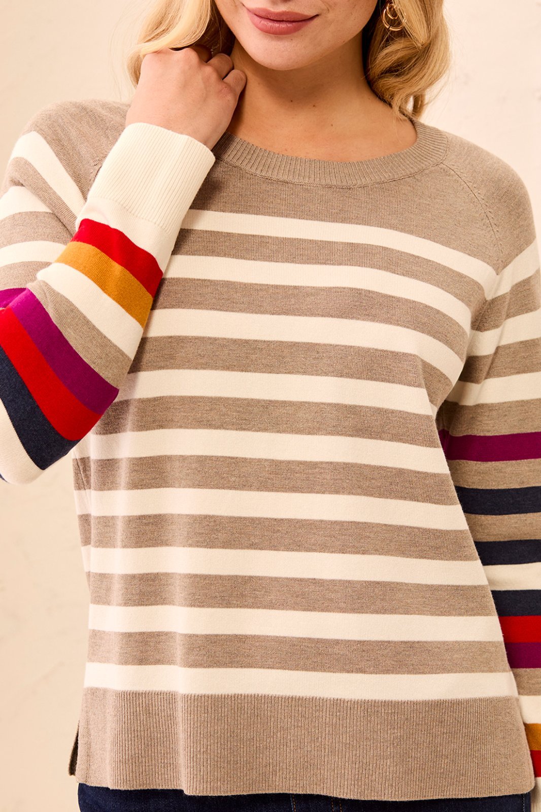Stripe Sweater from Tribal - High Call Outfitters