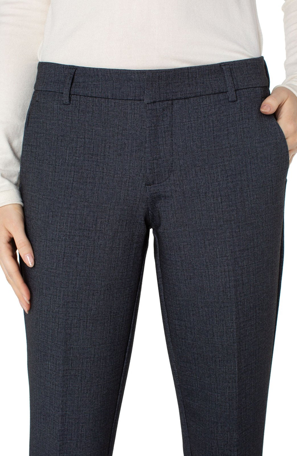 Kelsey Crosshatch Trouser from Liverpool - High Call Outfitters