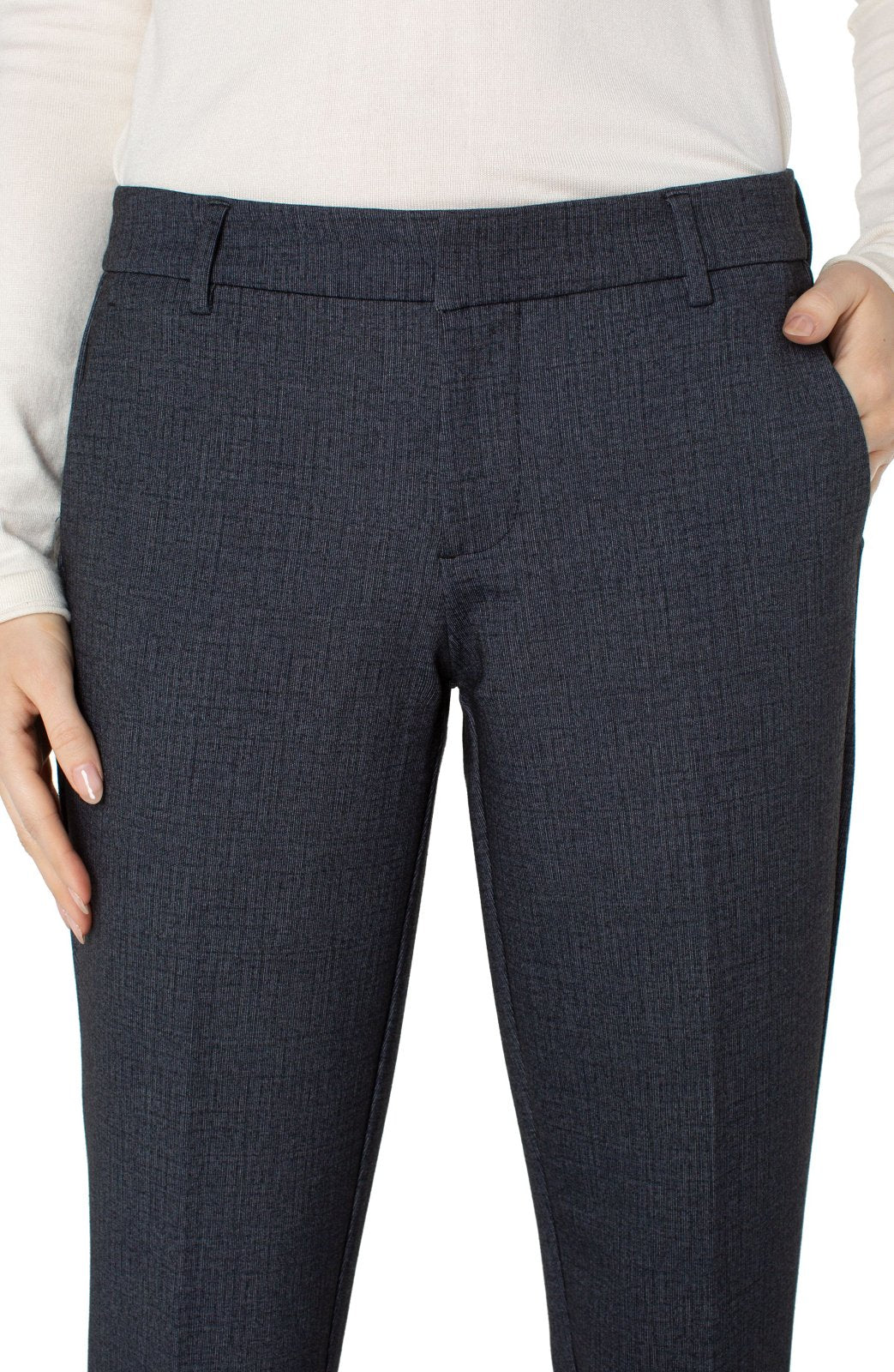 Kelsey Crosshatch Trouser from Liverpool - High Call Outfitters