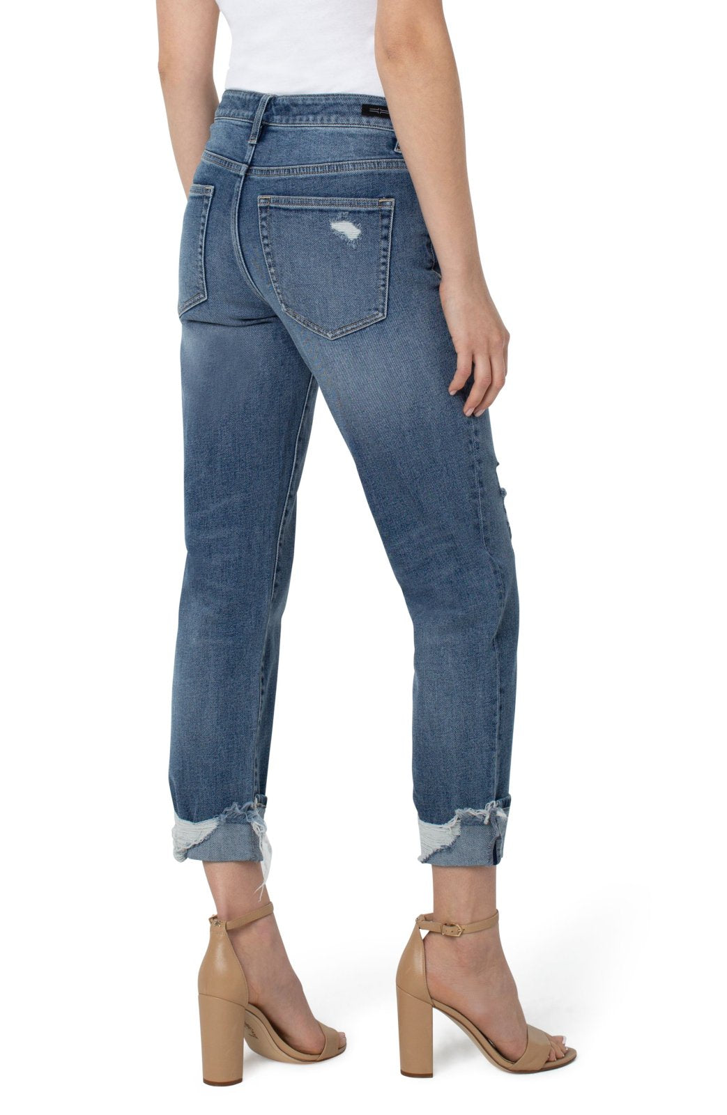 Marley Girlfriend Cuffed Denim from Liverpool