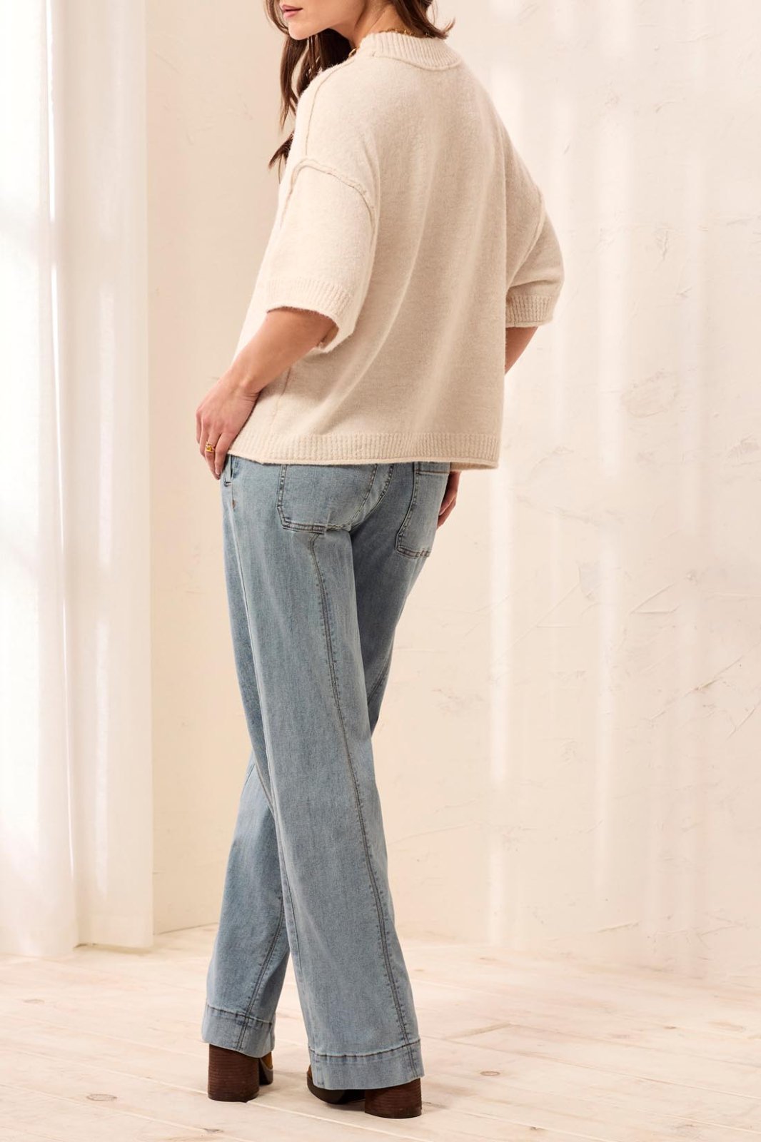 Lofty Elbow Sweater from Tribal - High Call Outfitters